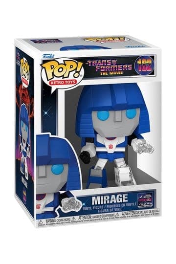 Transformers Funko POP! Retro Toys Vinyl Figure Mirage 9 cm #182 - Funko POP!