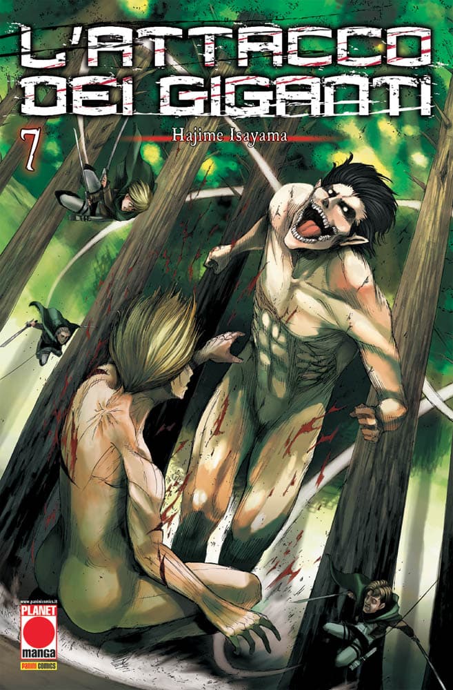 L'Attacco dei Giganti 7 - Quarta Ristampa - Panini Comics - Italiano