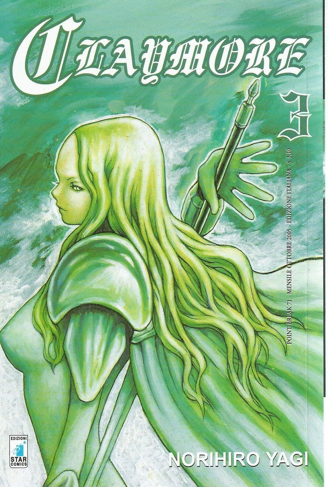 Claymore 3 - Point Break 71 - Edizioni Star Comics - Italiano