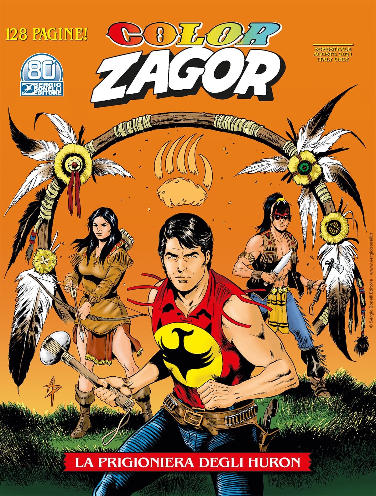 Zagor Color 13 - La Prigioniera degli Huron - Sergio Bonelli Editore - Italiano