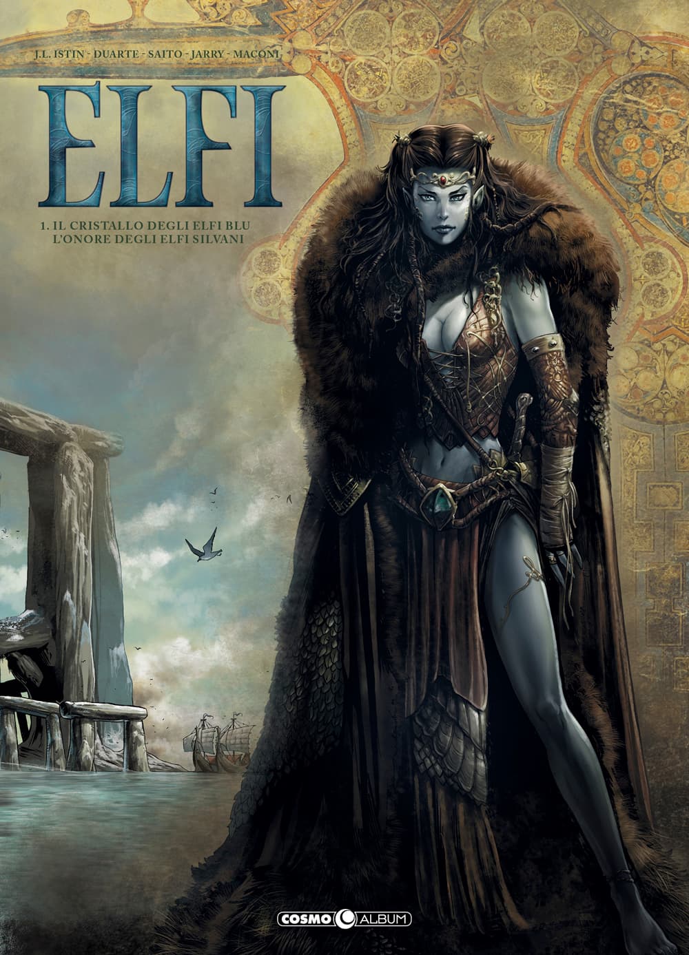 Elfi Vol. 1 - Il Cristallo degli Elfi Blu / L'Onore degli Elfi Silvani - Cosmo Album 10 - Editoriale Cosmo - Italiano