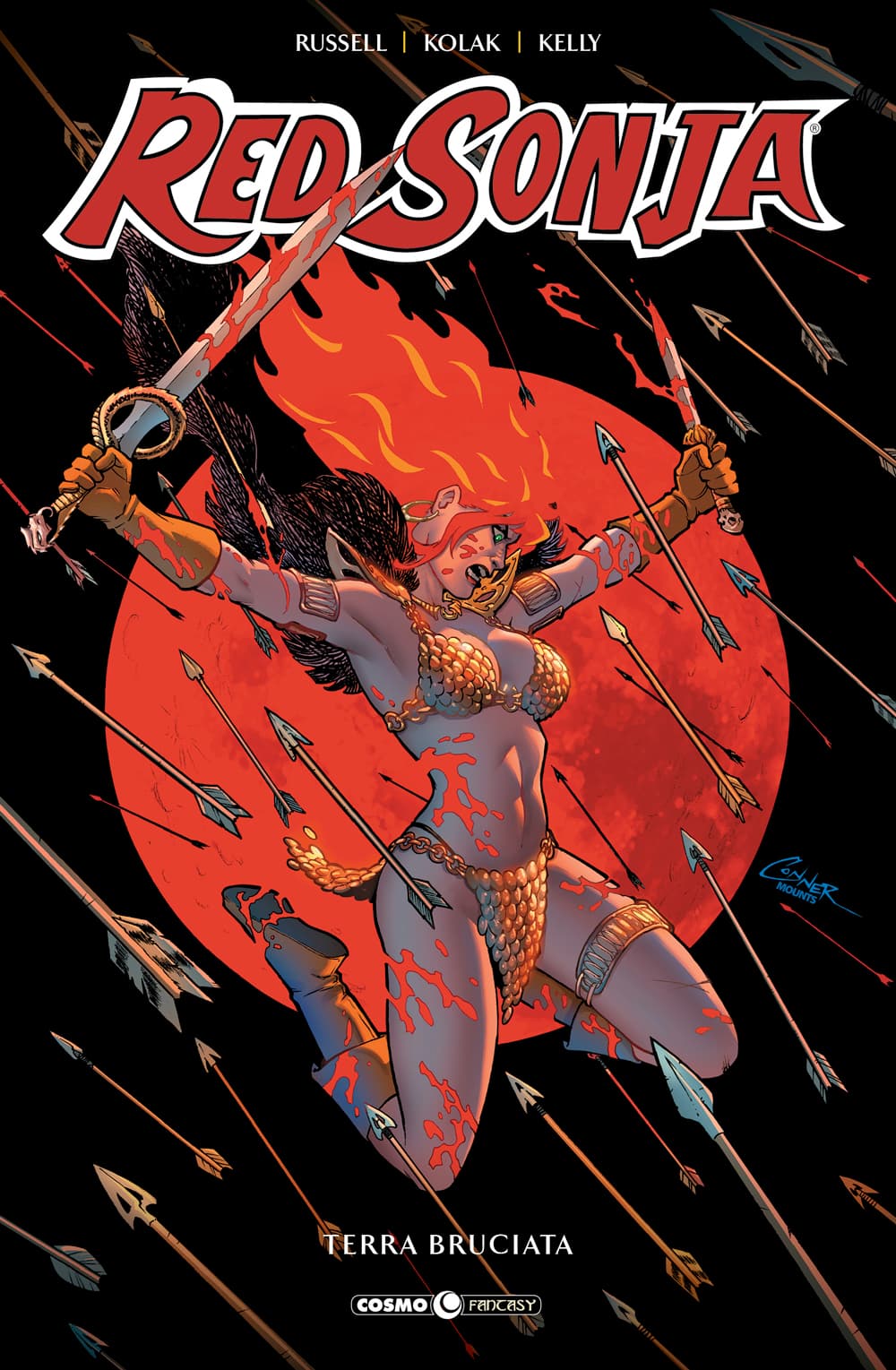 Red Sonja Vol. 9 - Terra Bruciata - Cosmo Fantasy 60 - Editoriale Cosmo - Italiano