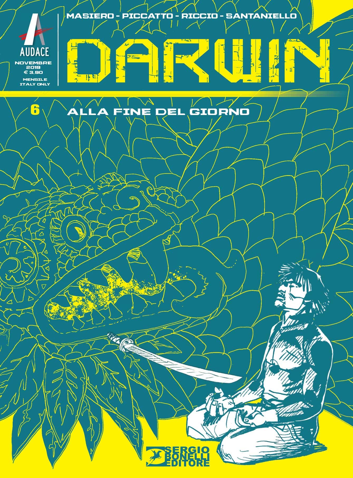 Darwin 6 - Alla Fine del Giorno - Audace - Sergio Bonelli Editore - Italiano