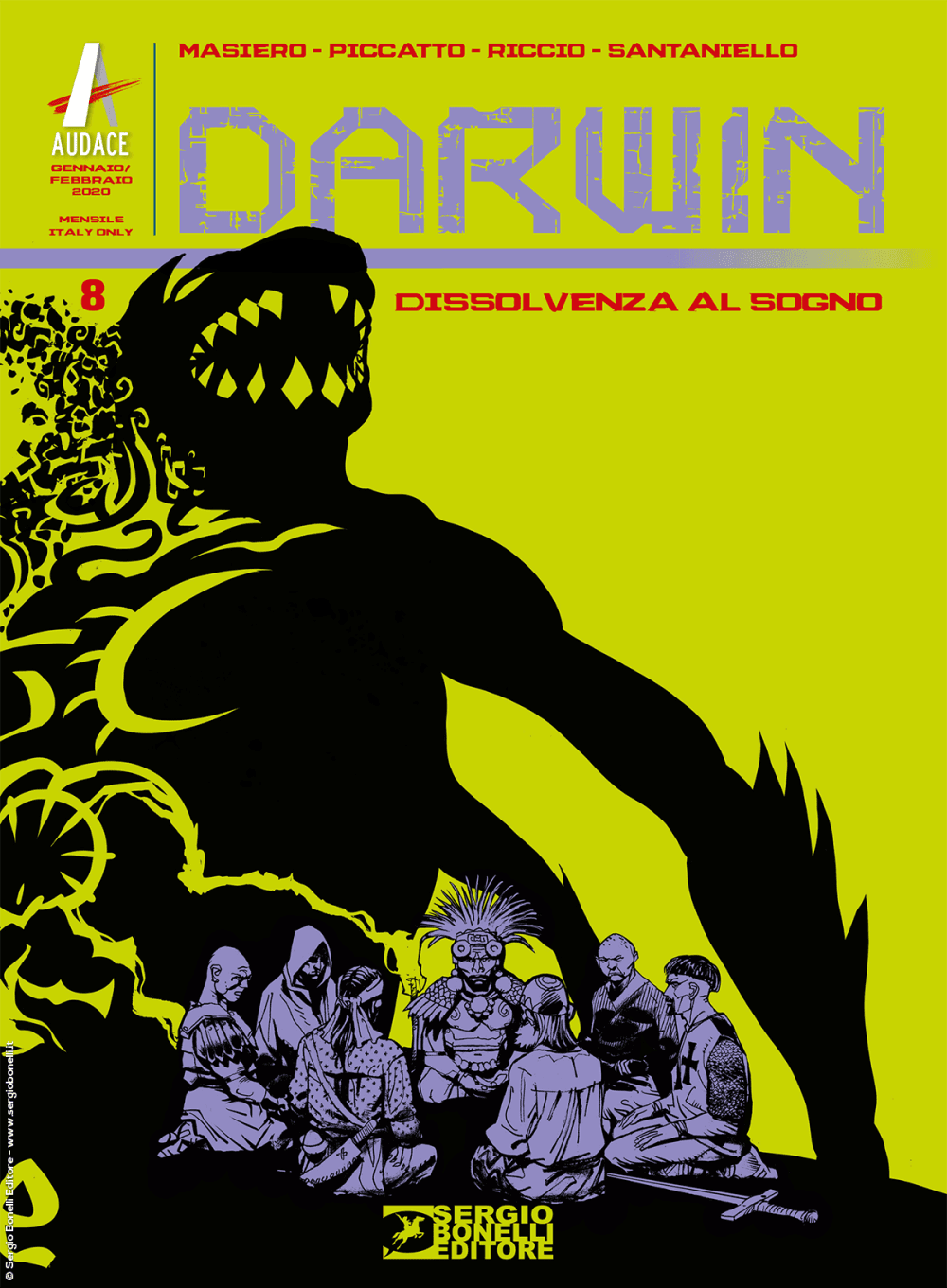 Darwin 8 - Dissolvenza al Sogno - Audace - Sergio Bonelli Editore - Italiano