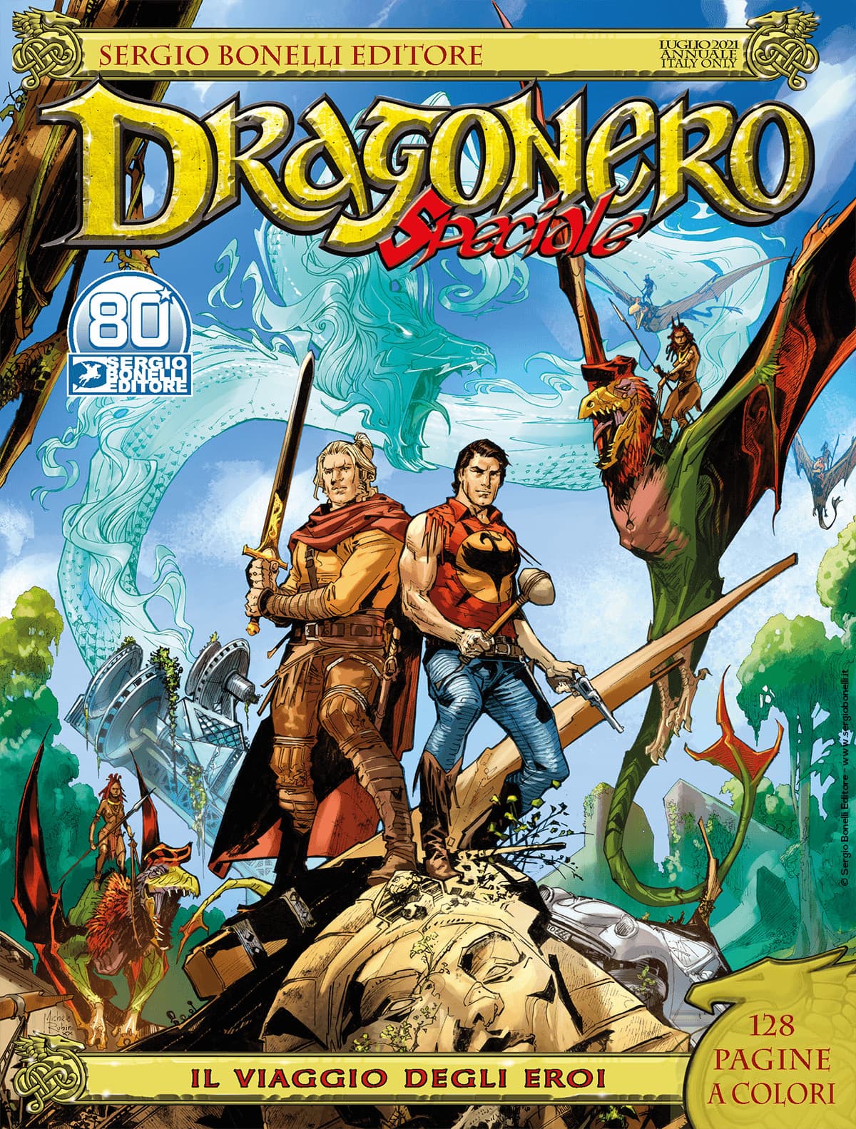 Dragonero Speciale 8 - Dragonero e Zagor - Il Viaggio degli Eroi - Sergio Bonelli Editore - Italiano