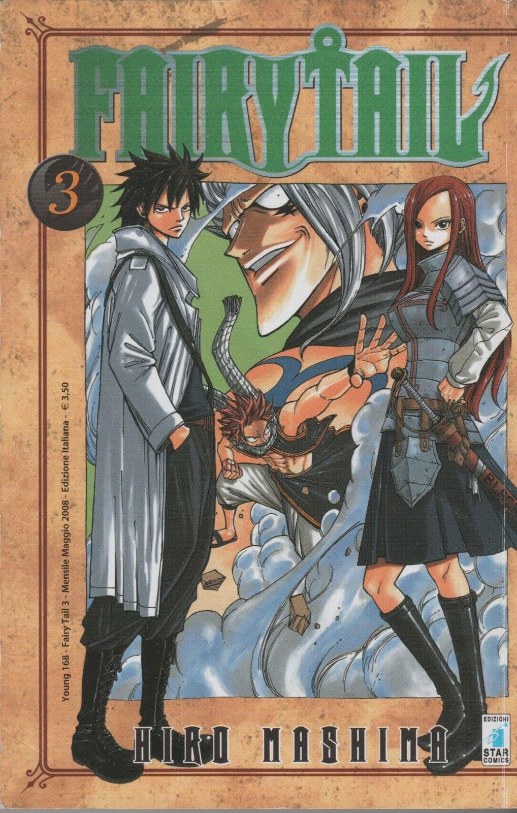 Fairy Tail 3 - Young 168 - Edizioni Star Comics - Italiano