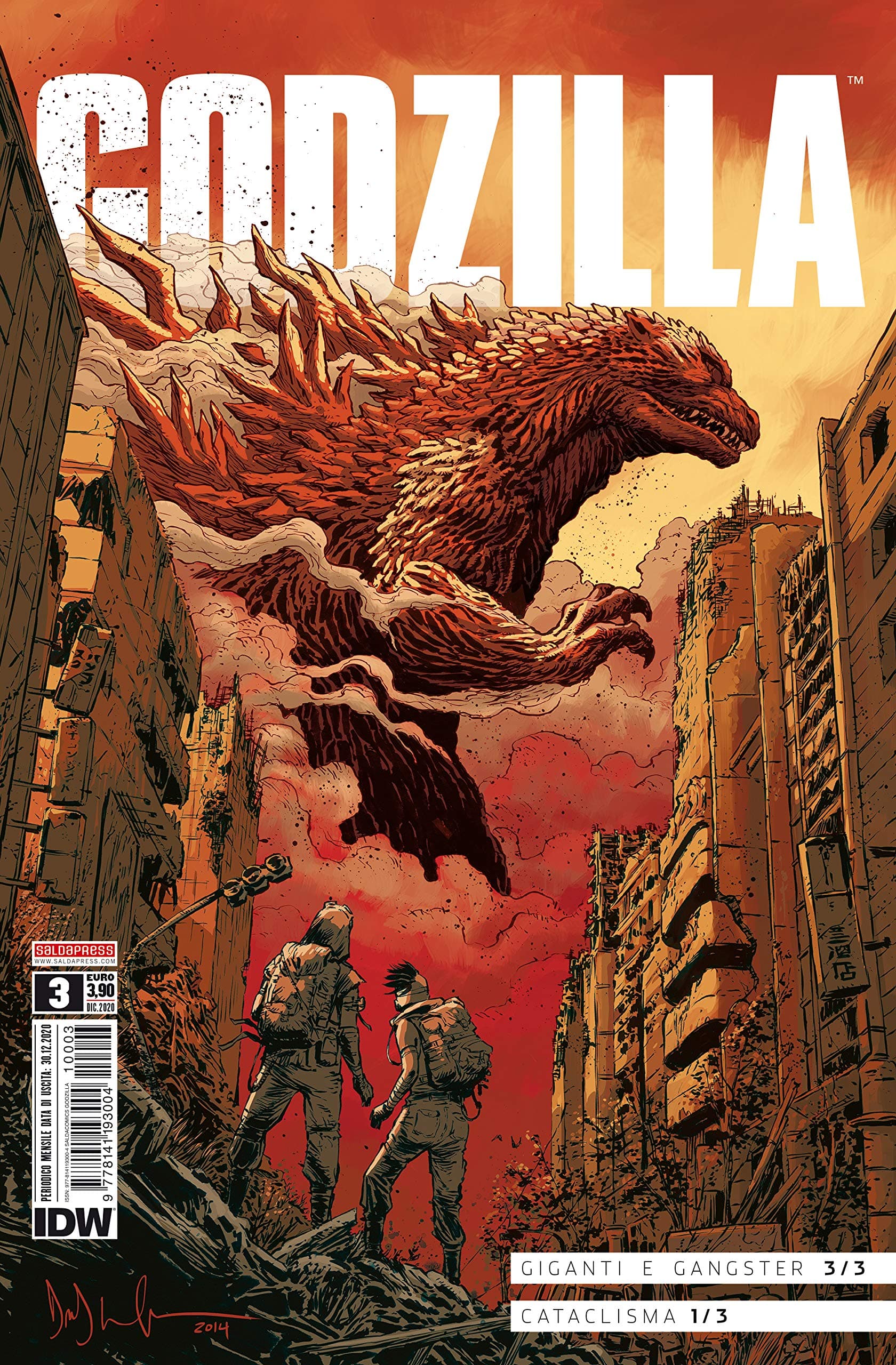 Godzilla 3 - Cataclisma 1 - Saldapress - Italiano