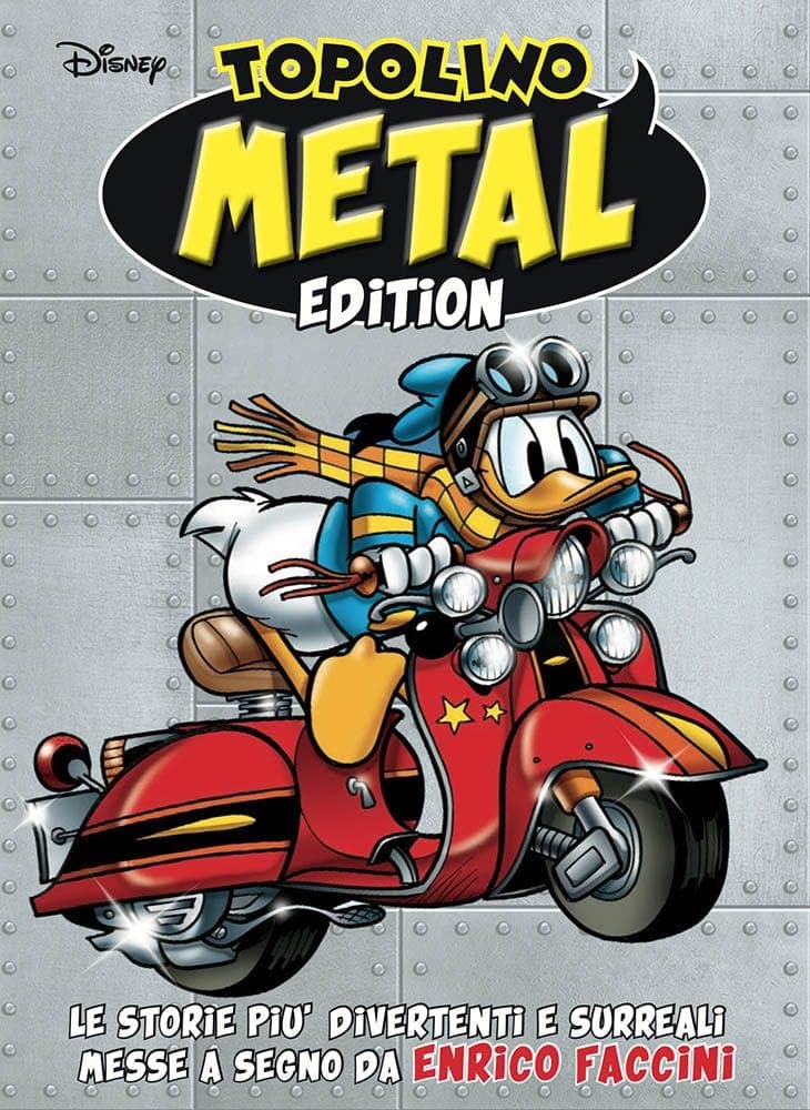 Topolino Metal Edition Vol. 1 - Enrico Faccini - Grandi Autori 91 - Panini Comics - Italiano