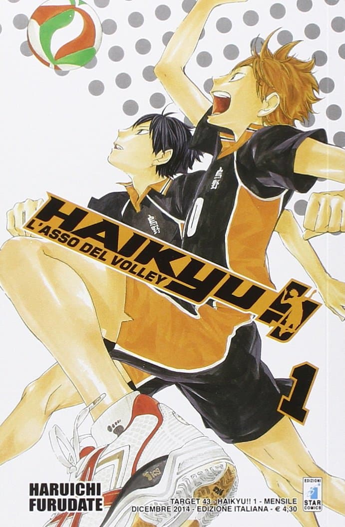 Haikyu!! - L'Asso del Volley 1 - Target 43 - Edizioni Star Comics - Italiano