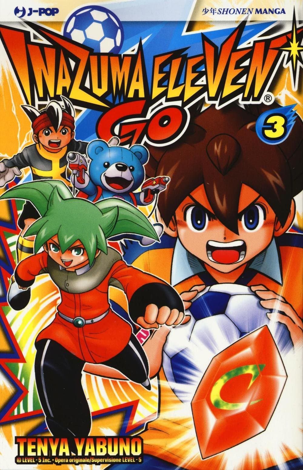 Inazuma Eleven Go 3 - Shi Pocket Manga 25 - Jpop - Italiano