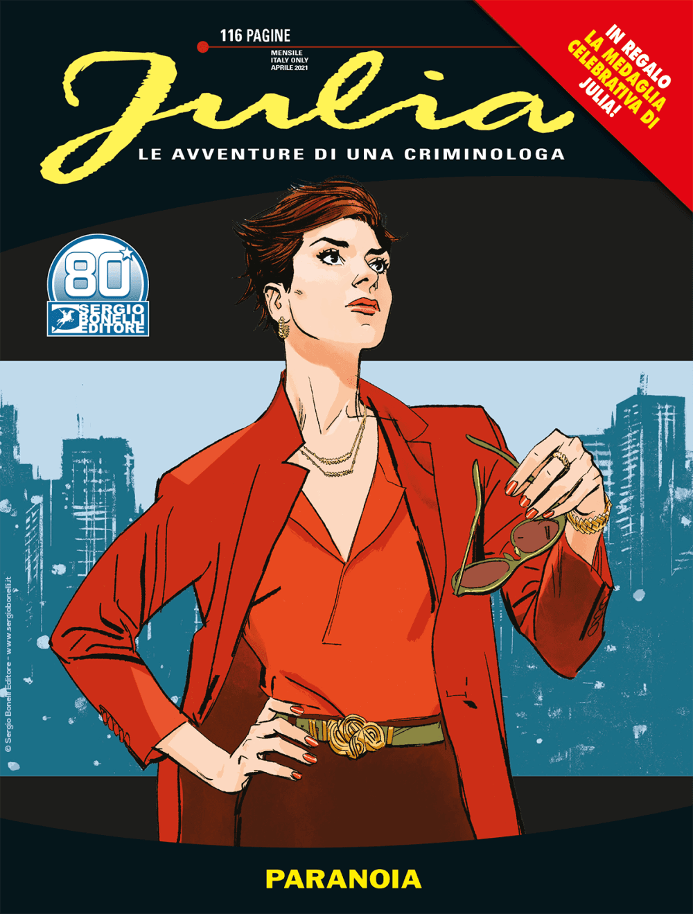 Julia 271 - Paranoia - Con Medaglia Julia - Sergio Bonelli Editore - Italiano