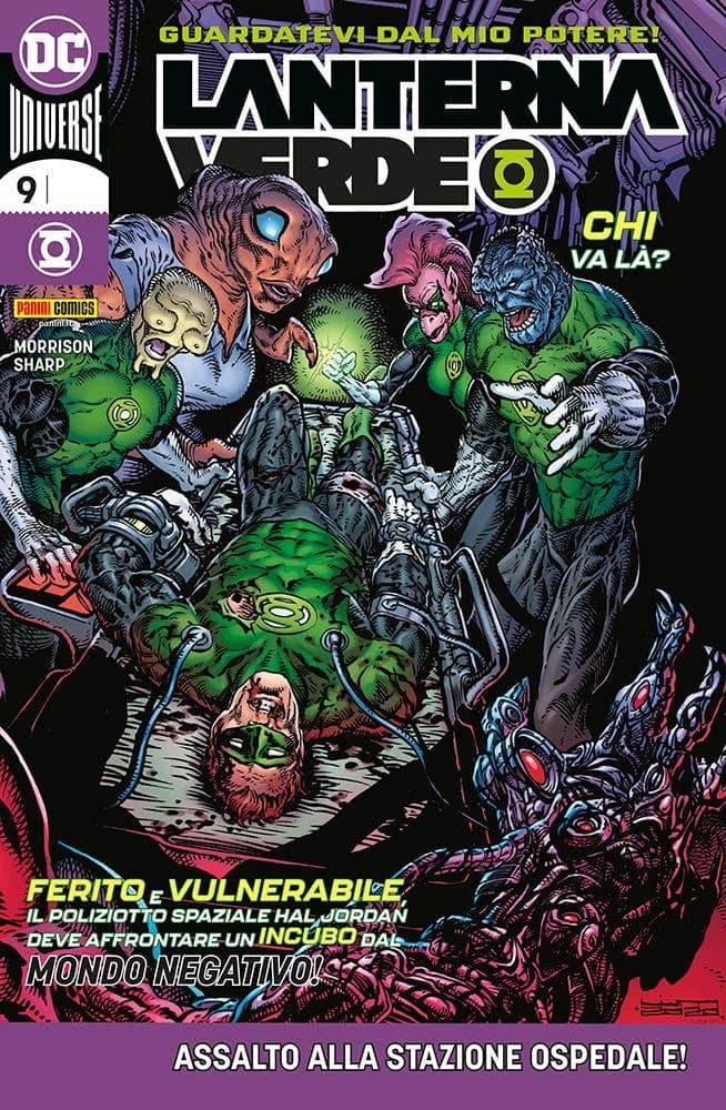Lanterna Verde 9 - Assalto alla Stazione Ospedale! - Panini Comics - Italiano