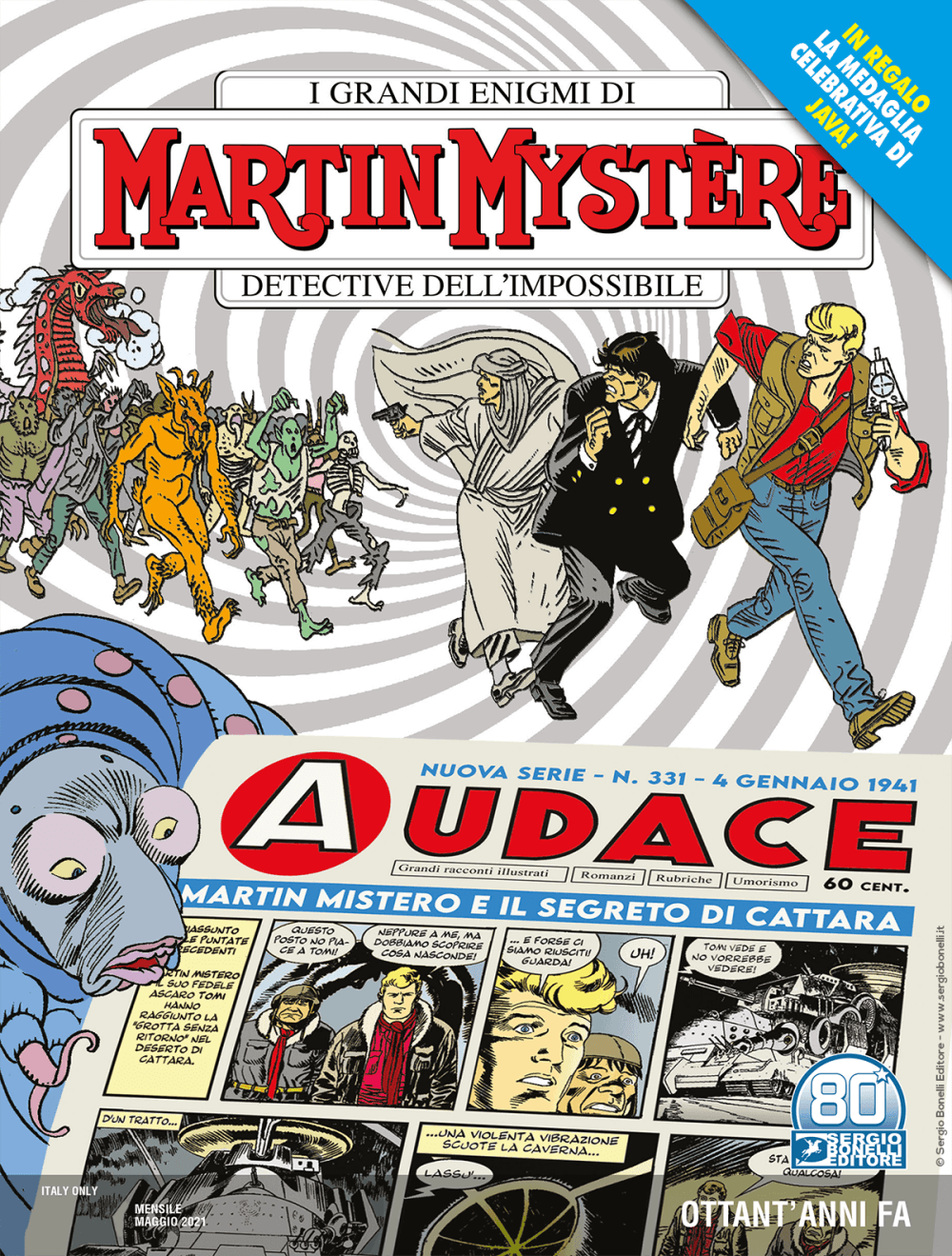 Martin Mystere 375 - Audace 331 - Con Medaglia Java - Sergio Bonelli Editore - Italiano