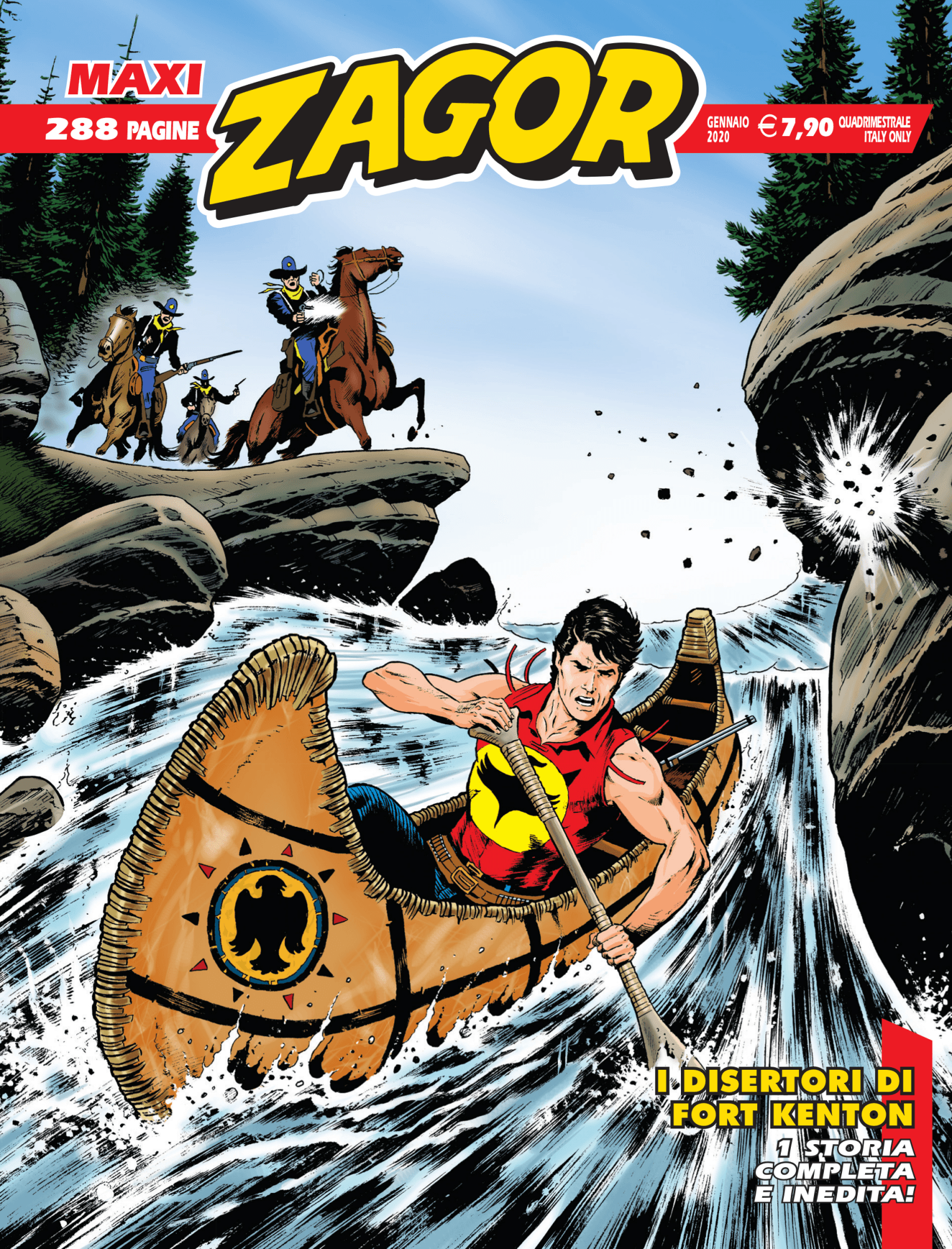 Maxi Zagor 38 - I Disertori di Fort Kenton - Sergio Bonelli Editore - Italiano