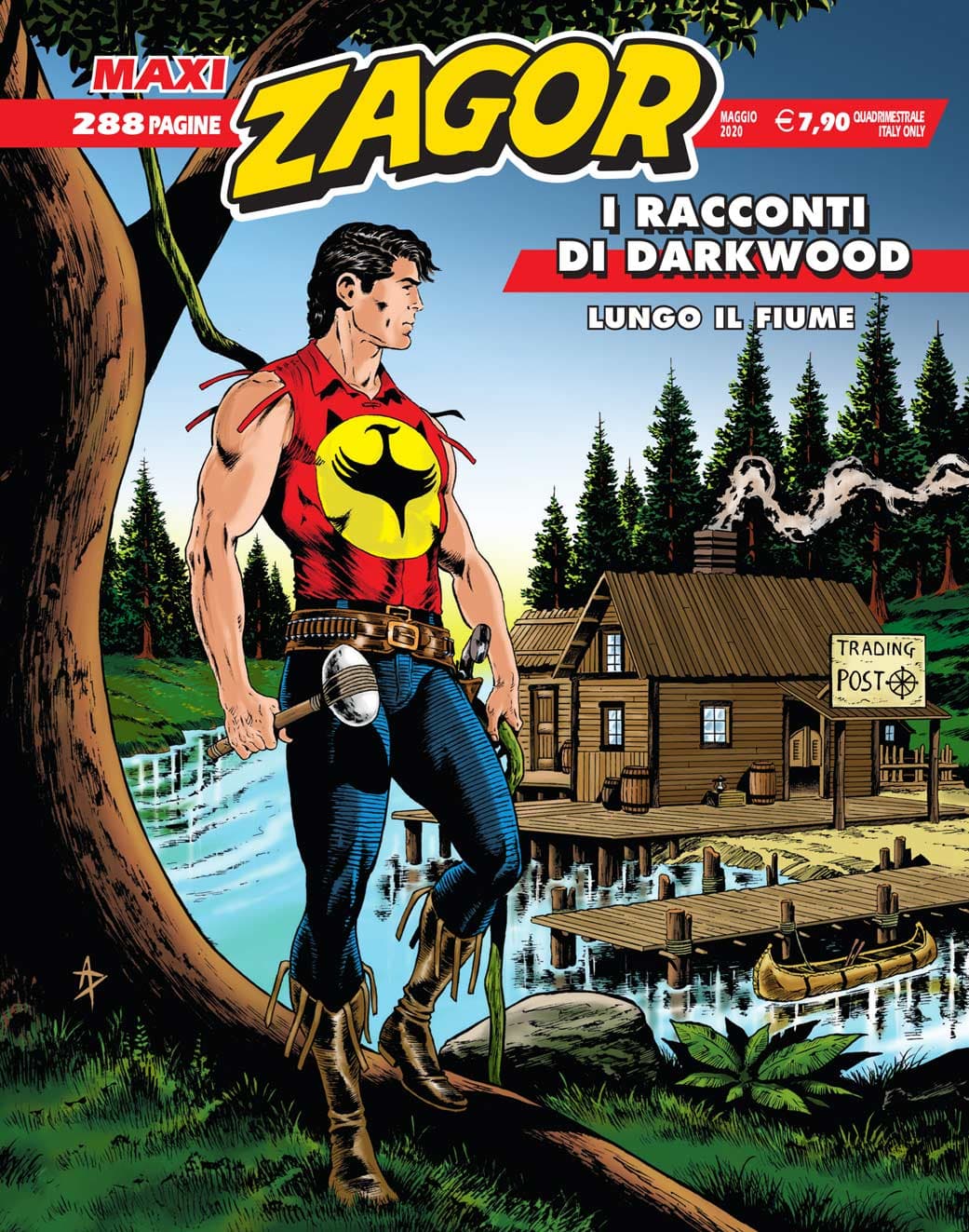 Maxi Zagor 39 - I Racconti di Darkwood - Lungo il Fiume - Sergio Bonelli Editore - Italiano