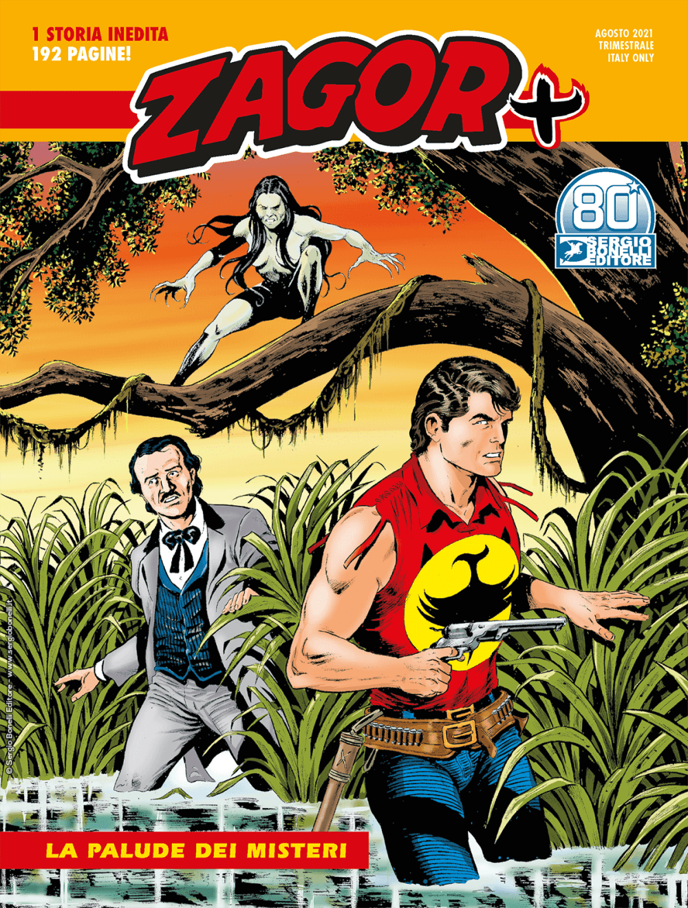 Zagor Più 2 - La Palude dei Misteri - Maxi Zagor 43 - Sergio Bonelli Editore - Italiano
