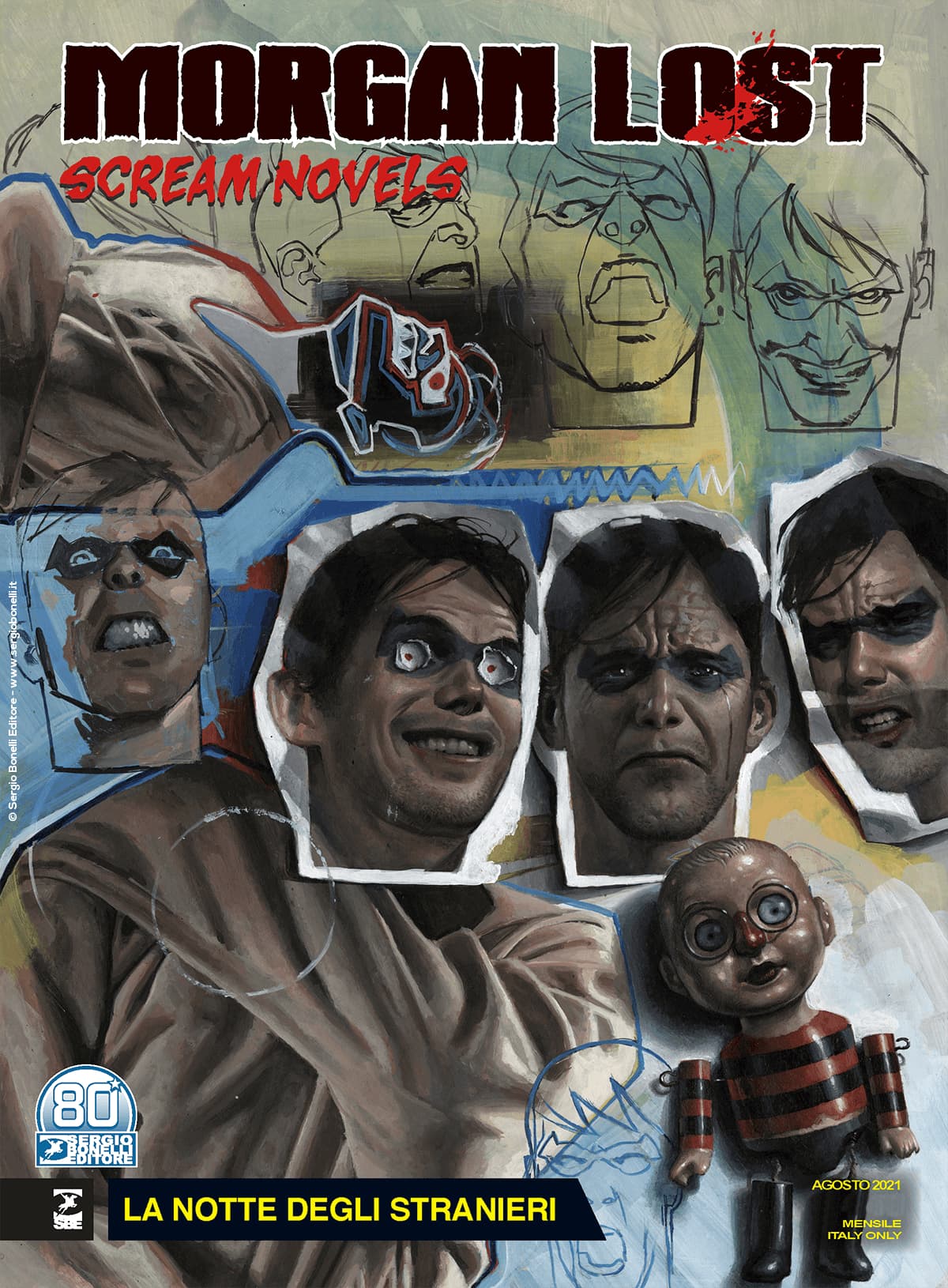 Morgan Lost - Scream Novels 2 - La Notte degli Stranieri - Morgan Lost 56 - Sergio Bonelli Editore - Italiano