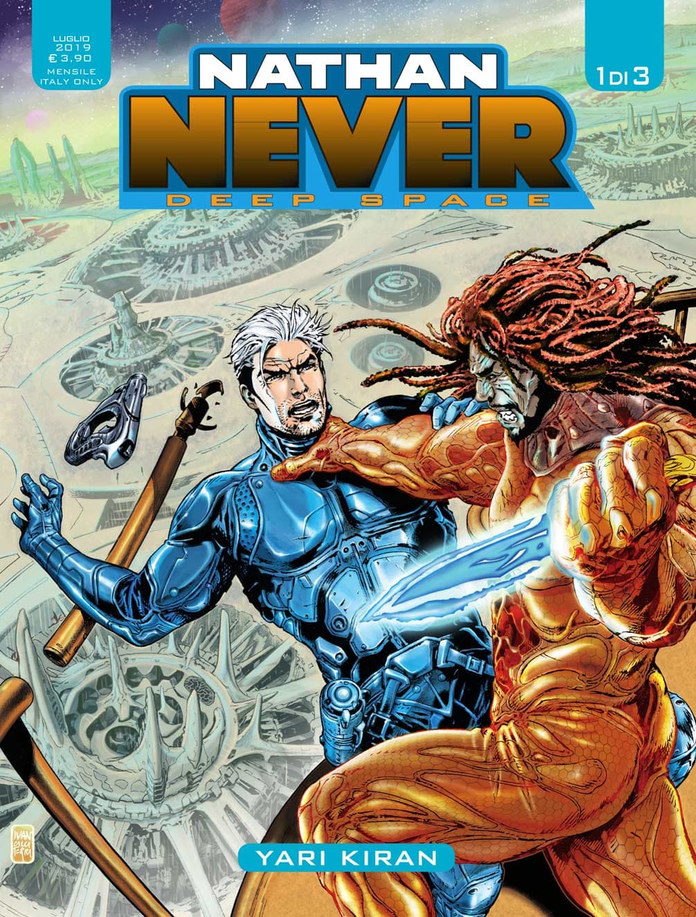 Nathan Never - Deep Space 1 - Yari Kiran - Nathan Never Gigante 38 - Sergio Bonelli Editore - Italiano