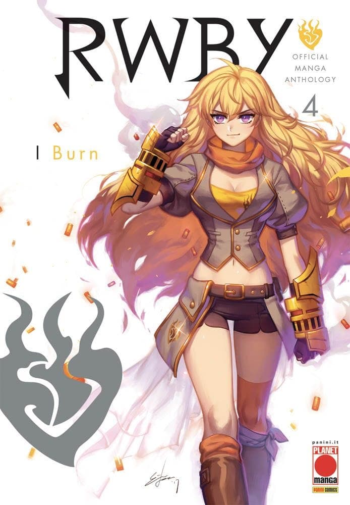 RWBY Official Manga Anthology 4 - I Burn - Panini Comics - Italiano