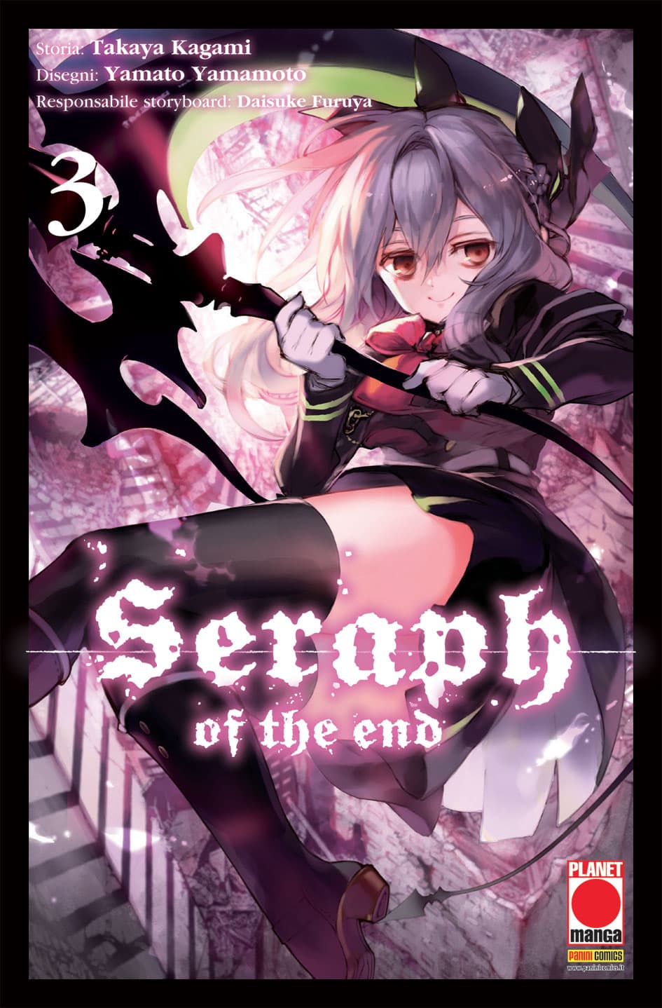 Seraph of the End 3 - Terza Ristampa - Panini Comics - Italiano