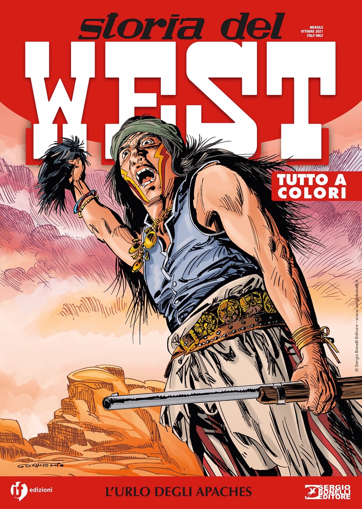 Storia del West 31 - L'Urlo degli Apaches - Sergio Bonelli Editore - Italiano