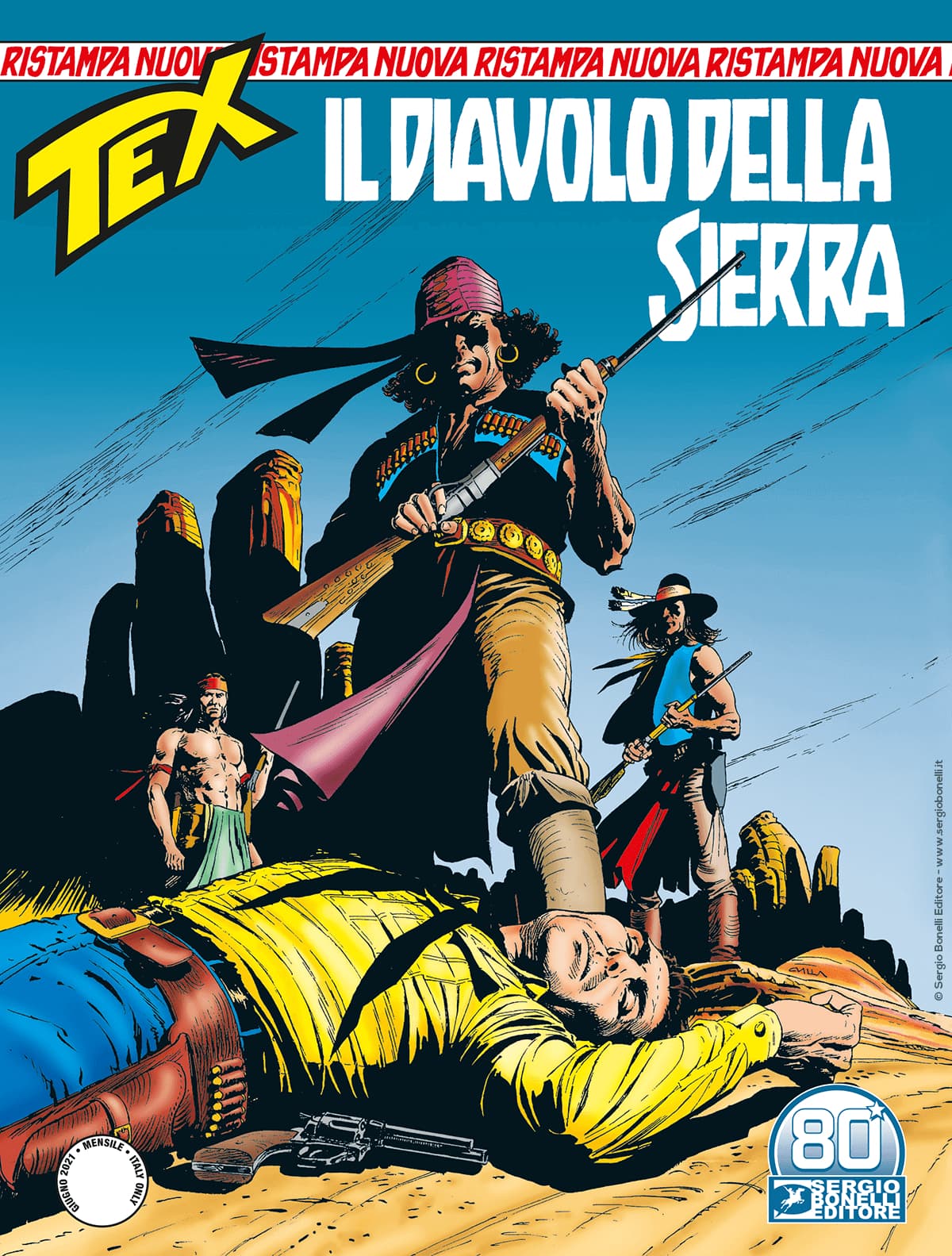 Tex Nuova Ristampa 470 - Il Diavolo della Sierra - Sergio Bonelli Editore - Italiano