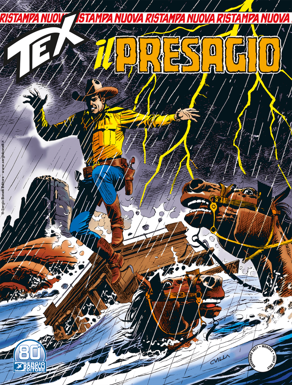 Tex Nuova Ristampa 475 - Il Presagio - Sergio Bonelli Editore - Italiano