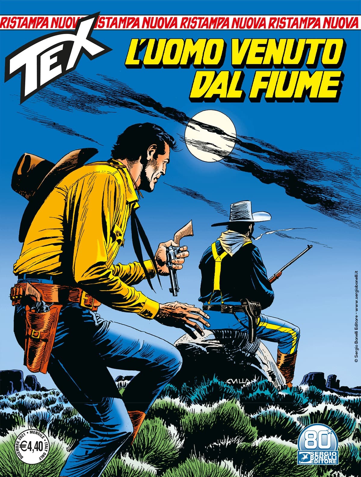 Tex Nuova Ristampa 476 - L'Uomo Venuto dal Fiume - Sergio Bonelli Editore - Italiano