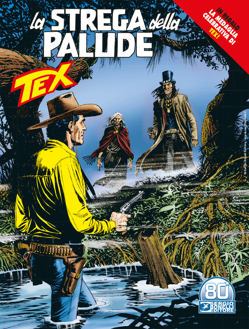 Tex 727 - La Strega della Palude - Con Medaglia Tex - Sergio Bonelli Editore - Italiano