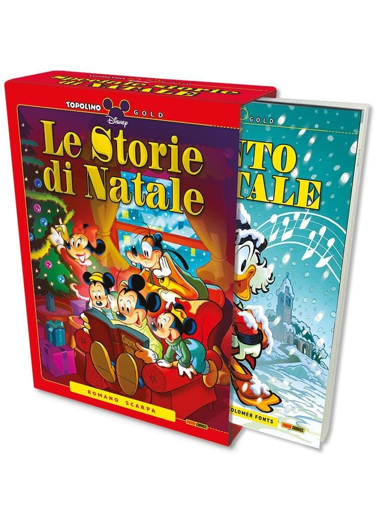 Canto di Natale Volume Unico + Cofanetto Vuoto - Topolino Gold 5 - Panini Comics - Italiano