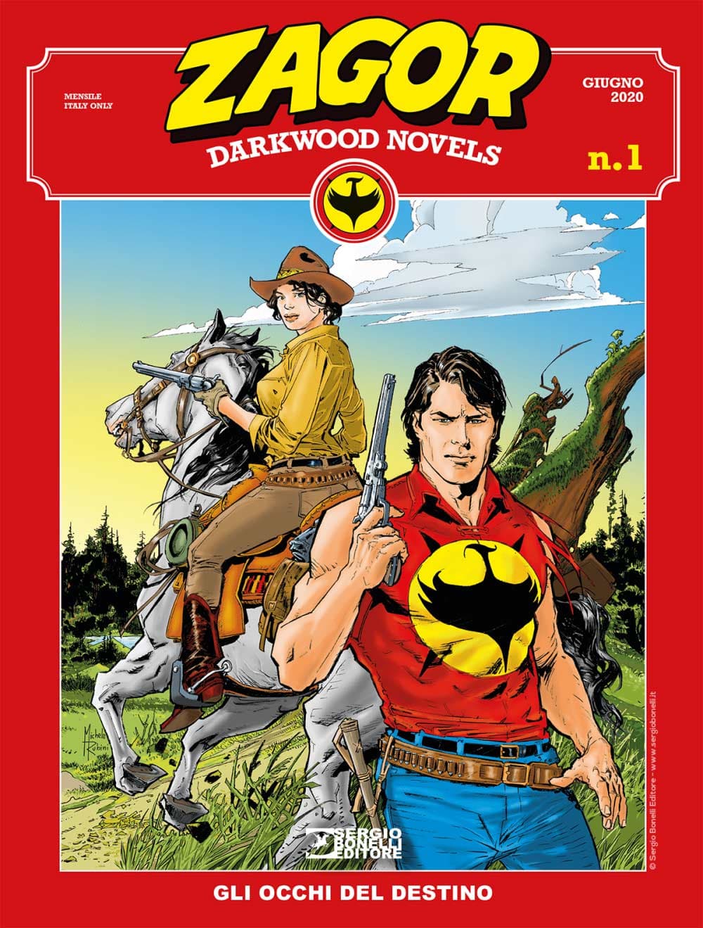 Zagor - Darkwood Novels 1 - Gli Occhi del Destino - Sergio Bonelli Editore - Italiano