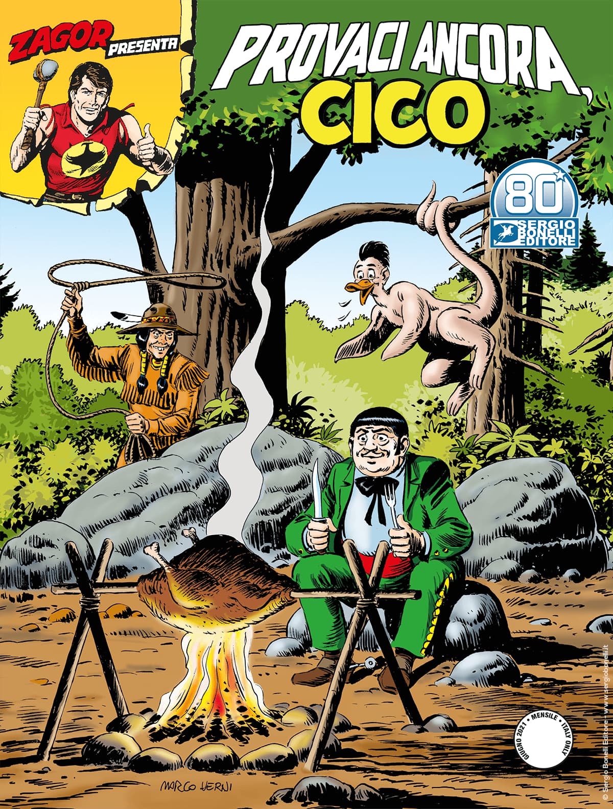 Zagor Presenta - Provaci Ancora, Cico - Zagor Gigante 23 - Sergio Bonelli Editore - Italiano