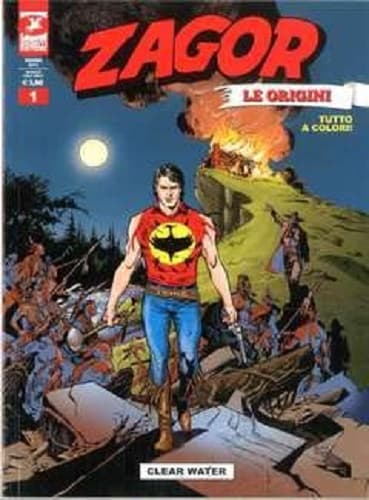 Zagor Le Origini 1 - Clear Water - Sergio Bonelli Editore - Italiano