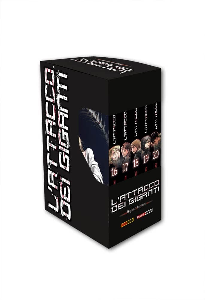 L'Attacco dei Giganti Cofanetto 4 (16-20) - Panini Comics - Italiano