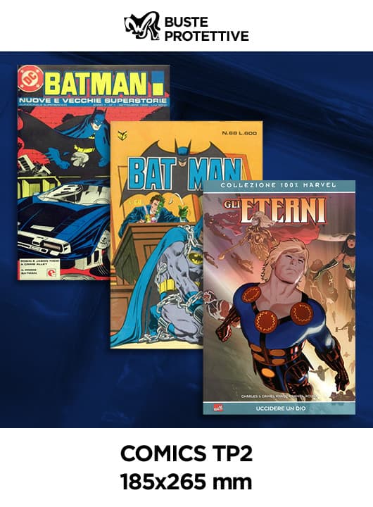Comics TP2 - 185x265 - Buste Protettive Fumetti - Confezione da 100 - WR Buste