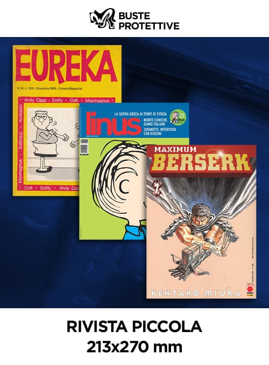 Rivista Piccola - 213x270 - Buste Protettive Fumetti - Confezione da 100 - WR Buste