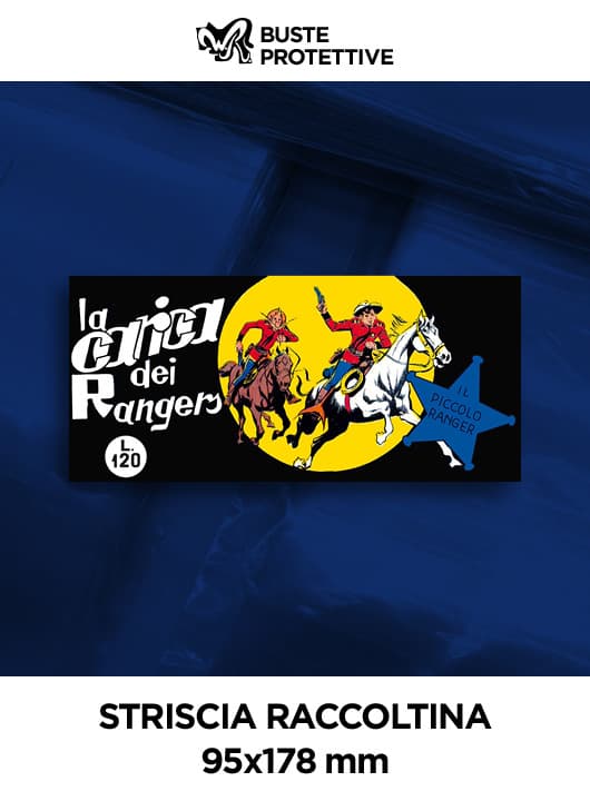 Striscia Raccoltina - 95x178 - Buste Protettive Fumetti - Confezione da 100 - WR Buste