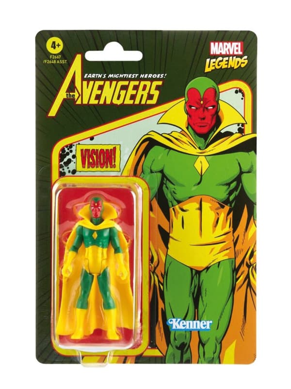 Marvel Legends Retro - Vision - 9,5 cm - Kenner - Hasbro