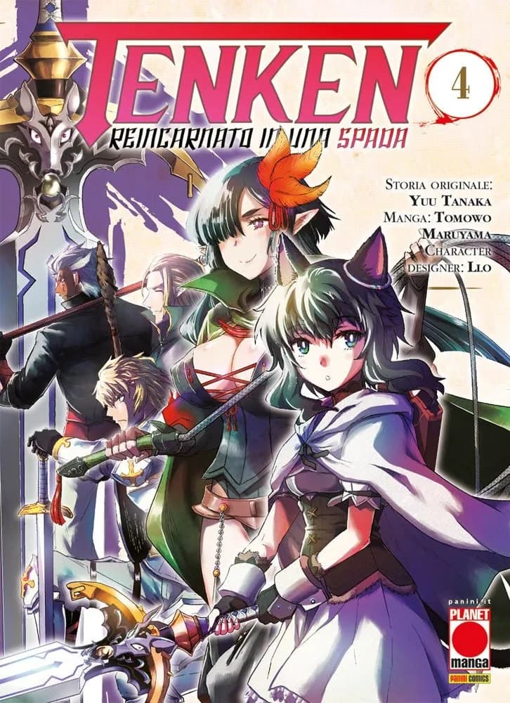 Tenken - Reincarnato in una Spada 4 - Panini Comics - Italiano