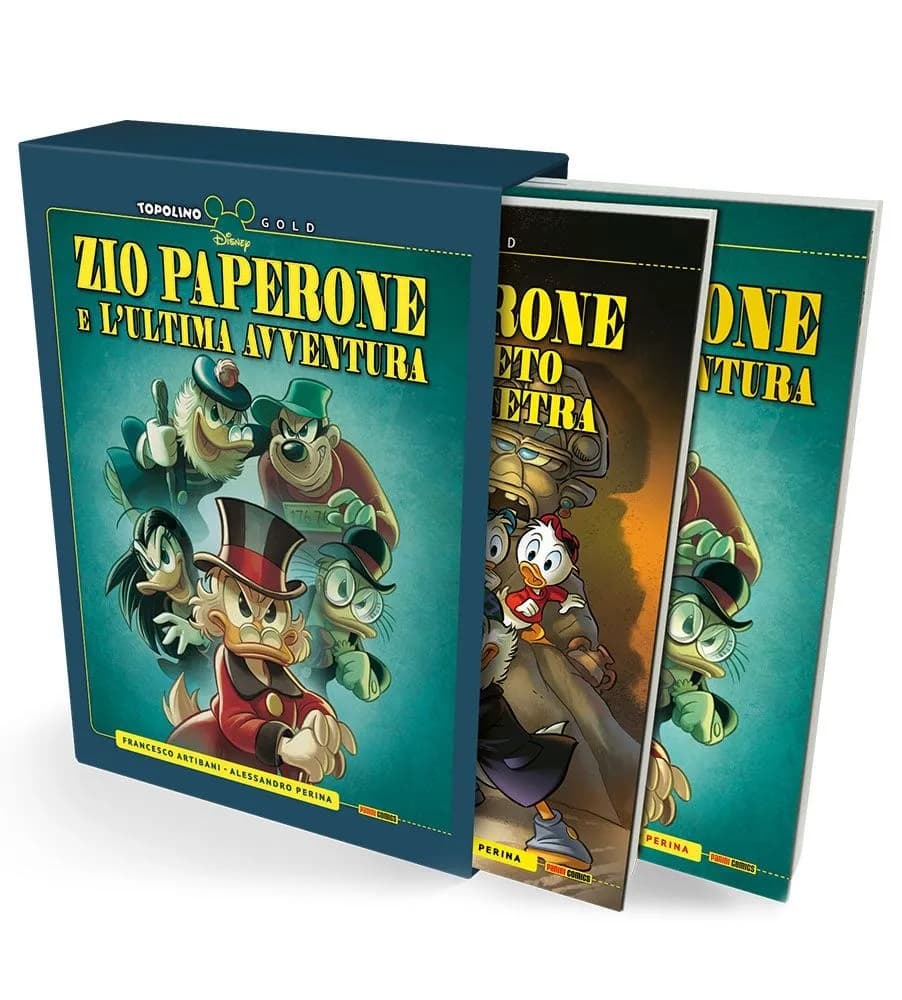 Zio Paperone e il Segreto di Cuordipietra Volume Unico + Cofanetto Pieno (+ Zio Paperone e l'Ultima Avventura) - Topolino Gold 6 - Panini Comics - Italiano