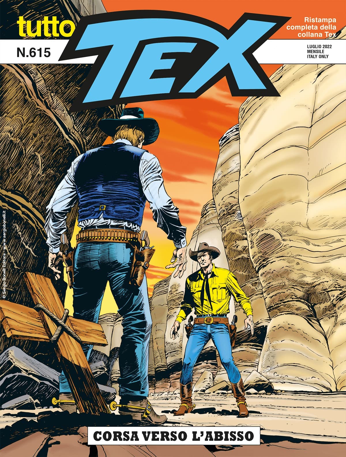 Tutto Tex 615 - Corsa Verso l'Abisso - Sergio Bonelli Editore - Italiano