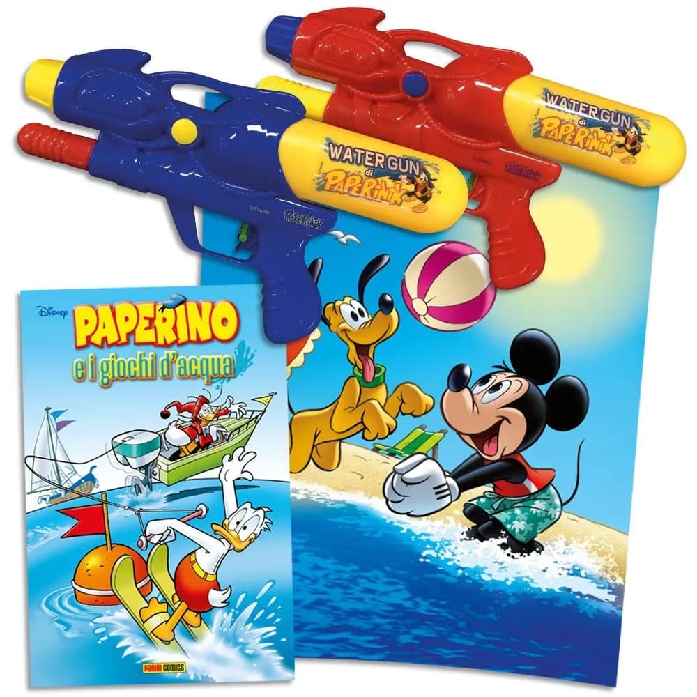 Paperino e i Giochi d'Acqua Volume Unico + Poster + Blaster Acqua - Disney Mix 17 - Panini Comics - Italiano