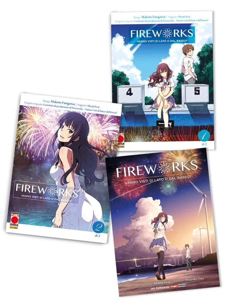 Fireworks - Vanno Visti di Lato o dal Basso? Bundle (Vol. 1-2 + Romanzo + Poster Wraparound) - Panini Comics - Italiano