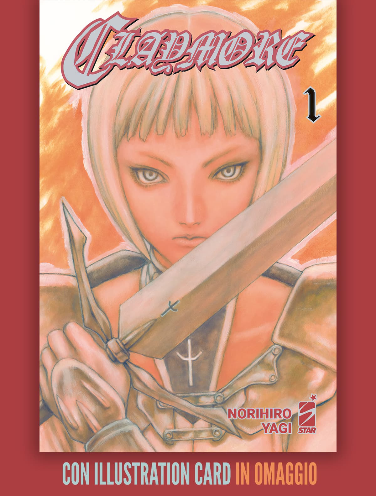 Claymore - New Edition 1 + Illustration Card - Edizioni Star Comics - Italiano