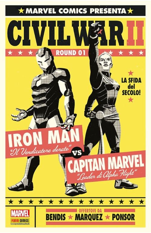 Civil War II 1 - Variant - Marvel Miniserie 176 - Panini Comics - Italiano