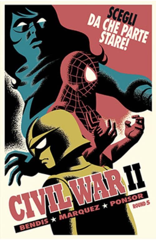 Civil War II 5 - Variant - Marvel Miniserie 180 - Panini Comics - Italiano