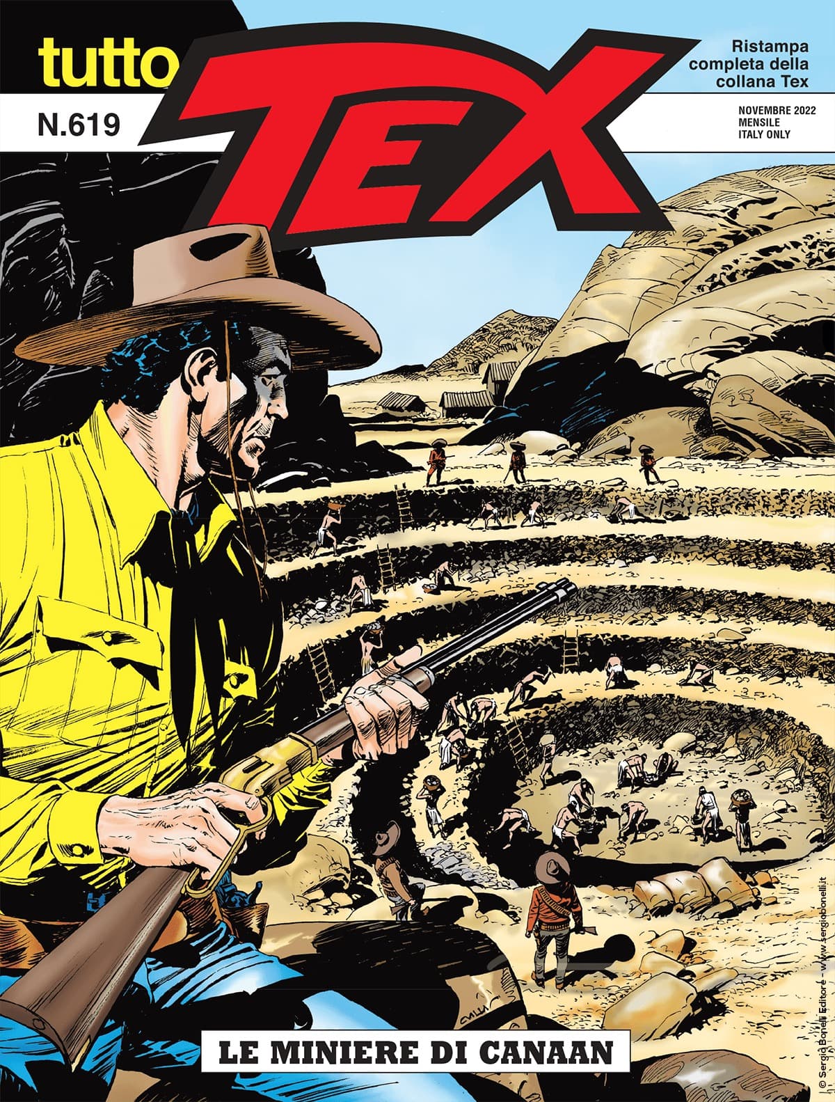 Tutto Tex 619 - Le Miniere di Canaan - Sergio Bonelli Editore - Italiano