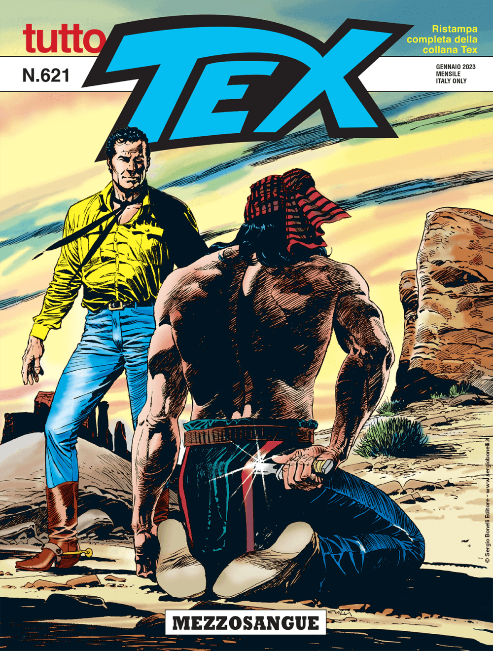 Tutto Tex 621 - Mezzosangue! - Sergio Bonelli Editore - Italiano