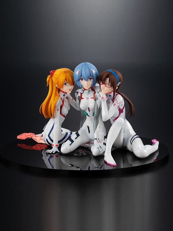 Evangelion: 3.0+1.0 Thrice Upon a Time PVC Statue 1/8 Asuka/Rei/Mari: Newtype Cover Ver.