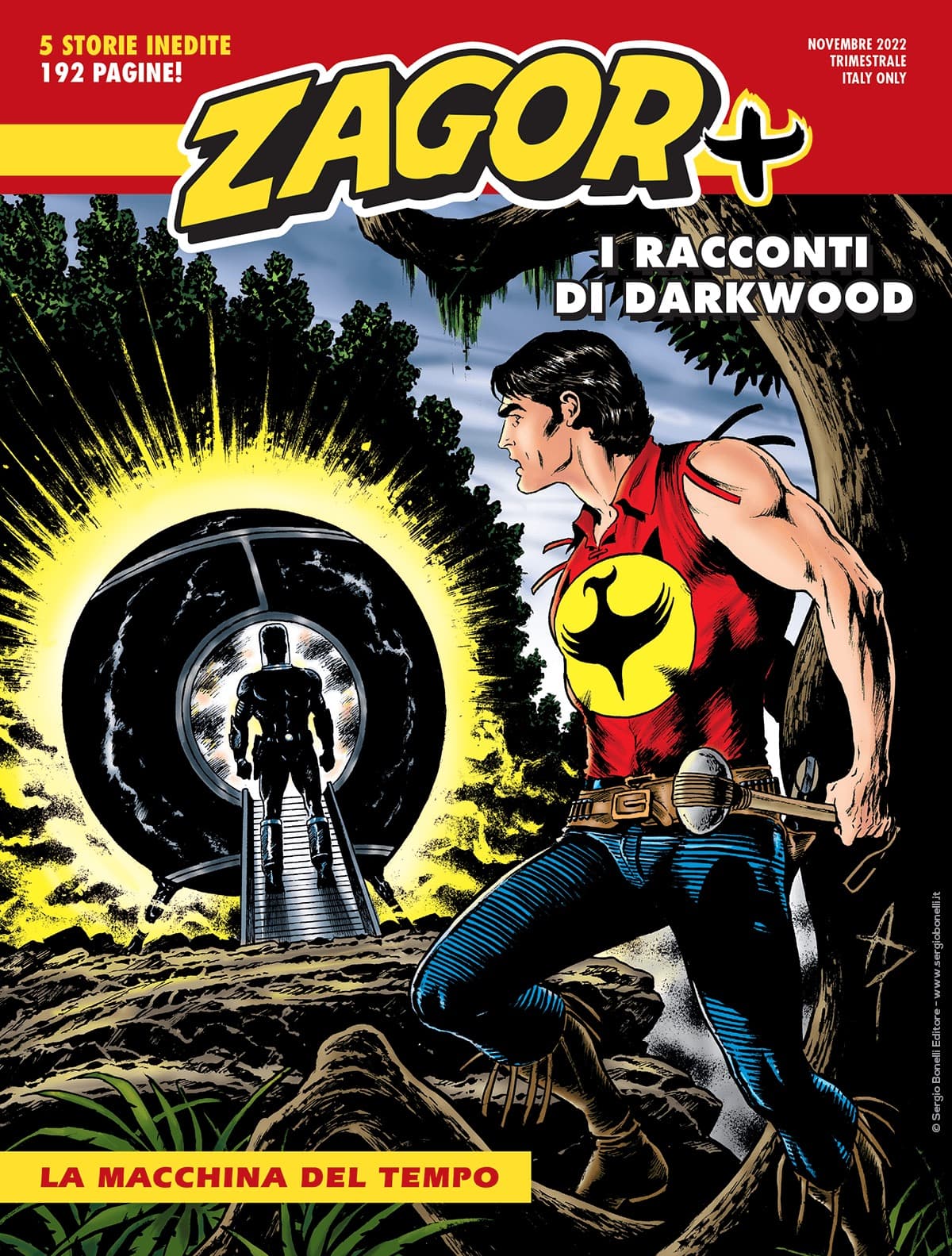 Zagor Più 7 - La Macchina del Tempo - Maxi Zagor 48 - Sergio Bonelli Editore - Italiano